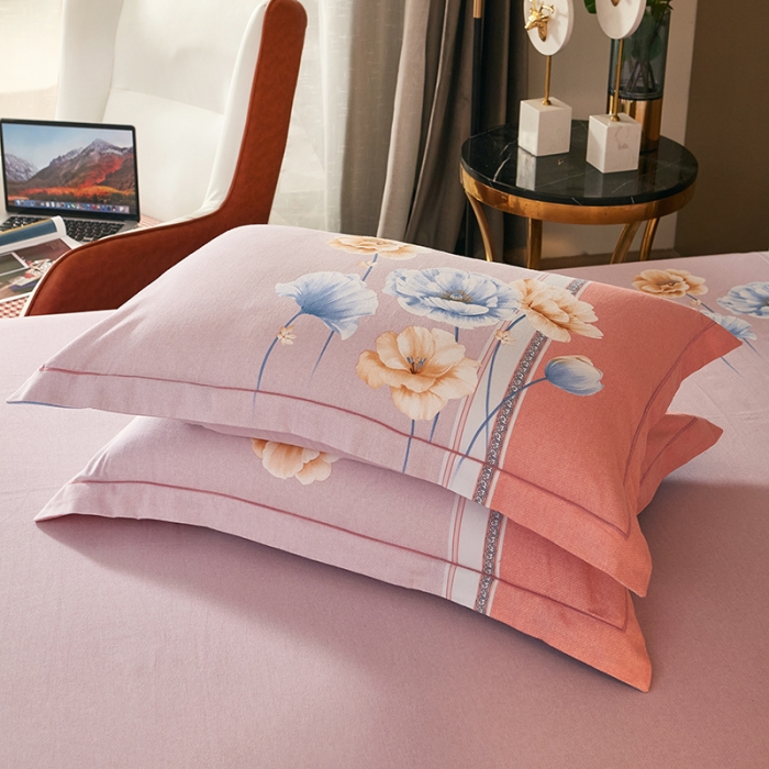 91家纺网 家纺一手货源 找家纺 雲归梦 2021新款全棉大版生态磨毛四件套第二批 洛丽亚