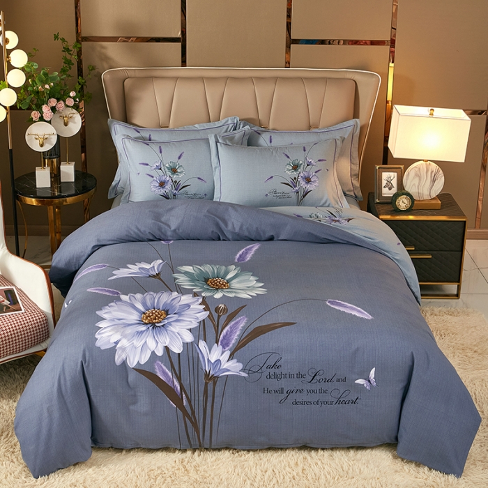 91家纺网 家纺一手货源 找家纺 雲归梦 2021新款全棉大版生态磨毛四件套第二批 奢雅