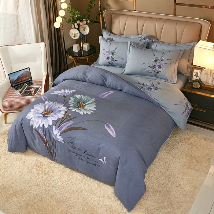 91家纺网 家纺一手货源 找家纺 雲归梦 2021新款全棉大版生态磨毛四件套第二批 奢雅