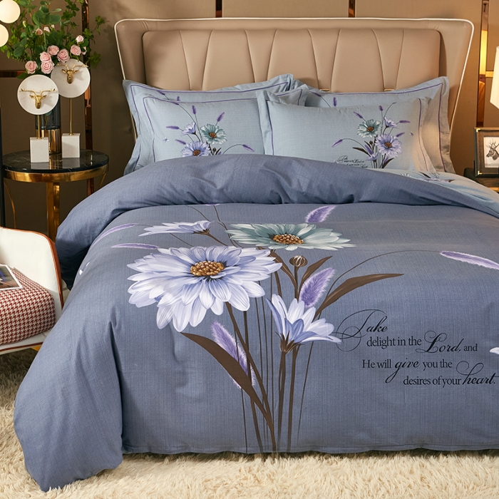 91家纺网 家纺一手货源 找家纺 雲归梦 2021新款全棉大版生态磨毛四件套第二批 奢雅