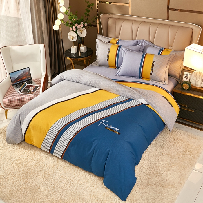 91家纺网 家纺一手货源 找家纺 雲归梦 2021新款全棉大版生态磨毛四件套第二批 瓦伦