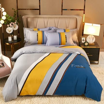 雲归梦 2021新款全棉大版生态磨毛四件套第二批 瓦伦