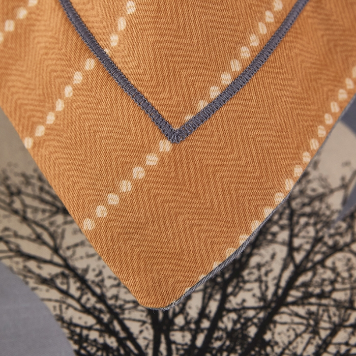 91家纺网 家纺一手货源 找家纺 雲归梦 2021新款全棉大版生态磨毛四件套第二批 杏语桔