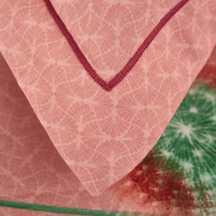 91家纺网 家纺一手货源 找家纺 雲归梦 2021新款全棉大版生态磨毛四件套第二批 一米阳光粉