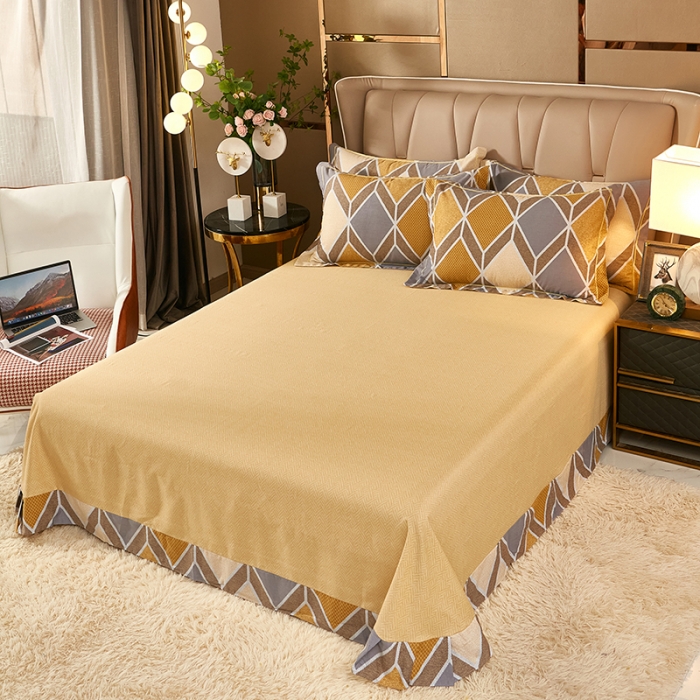 91家纺网 家纺一手货源 找家纺 雲归梦 2021新款全棉大版生态磨毛四件套第二批 约定