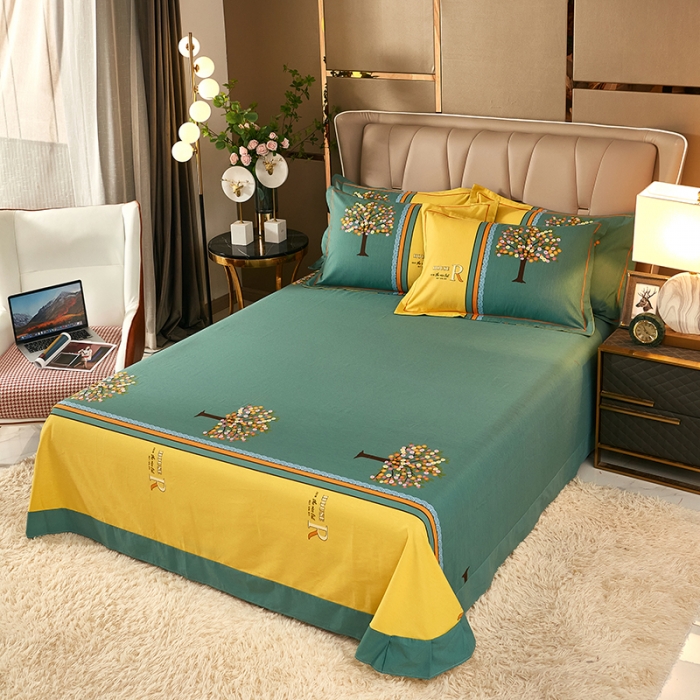 91家纺网 家纺一手货源 找家纺 雲归梦 2021新款全棉大版生态磨毛四件套第二批 乘风破浪