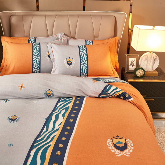 91家纺网 家纺一手货源 找家纺 雲归梦 2021新款全棉大版生态磨毛四件套第二批 佳丽斯