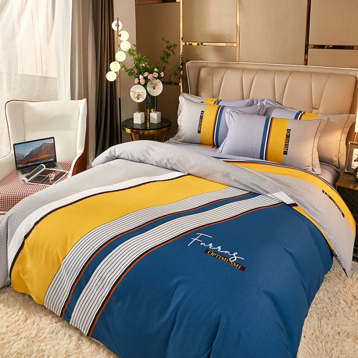 91家纺网 家纺一手货源 找家纺 雲归梦 2021新款全棉大版生态磨毛四件套第二批 瓦伦