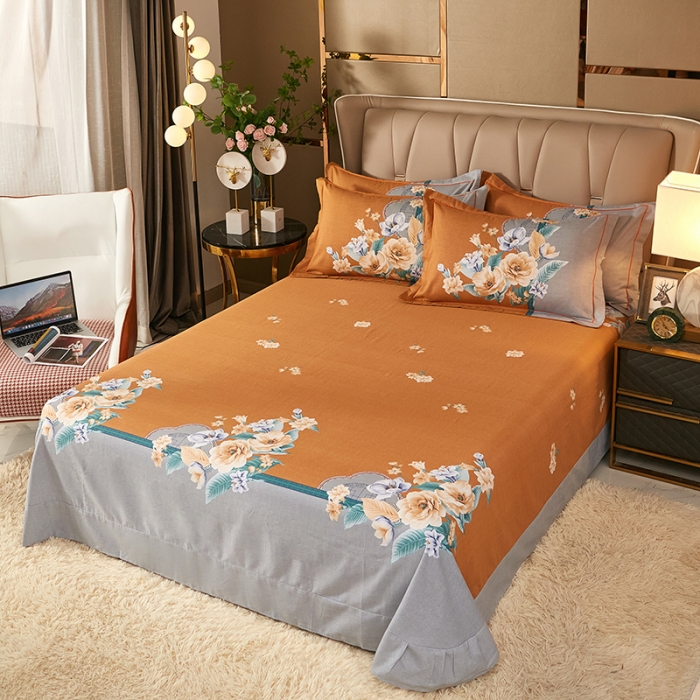 91家纺网 家纺一手货源 找家纺 雲归梦 2021新款全棉大版生态磨毛四件套第二批 婉玉