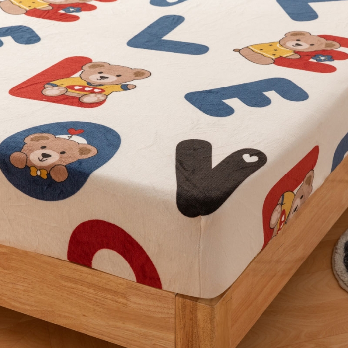 91家纺网 家纺一手货源 找家纺 （总）梦家居 2021新款秋冬牛奶绒床笠单品