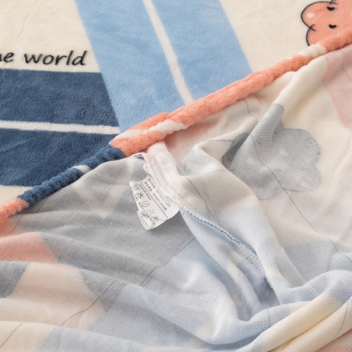 91家纺网 家纺一手货源 找家纺 梦家居 2021新款秋冬牛奶绒床笠单品 三角甜筒