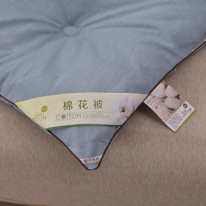 91家纺网 家纺一手货源 找家纺 富威堡2023新款棉花被子春色满园