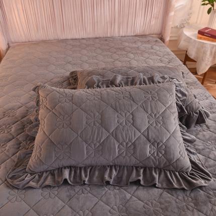 91家纺网 家纺一手货源 找家纺 （总）恩和家纺 2024新款宝宝绒夹棉单品枕套一对装