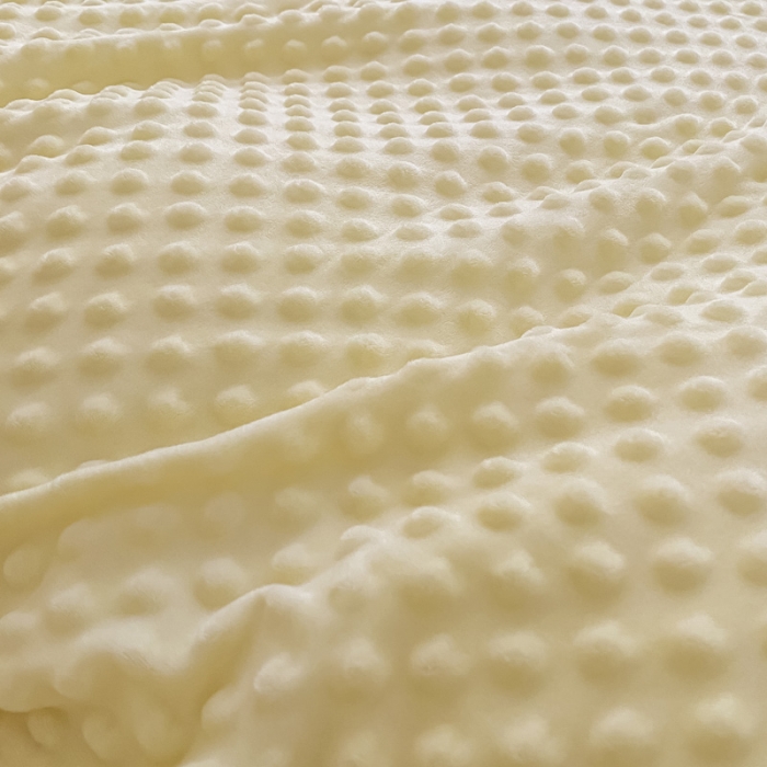 91家纺网 家纺一手货源 找家纺 玛奇朵 2021新款豆豆绒珍珠款四件套-梦露系列 梦露-象牙白