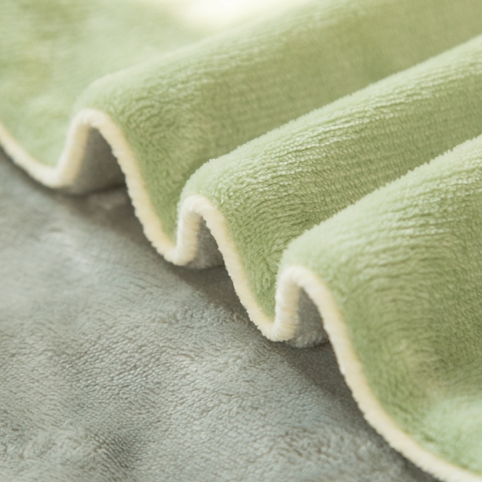 91家纺网 家纺一手货源 找家纺 凡客家居 2021秋冬新款工艺款牛奶绒四件套 繁华梦语-绿