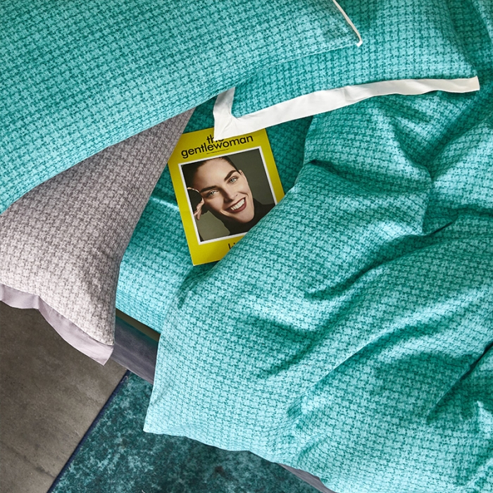 91家纺网 家纺一手货源 找家纺 凡客2021秋冬新款全棉磨毛刺绣四件套-潘多拉 潘多拉（绿）