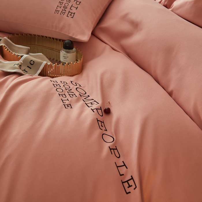 91家纺网 家纺一手货源 找家纺 （总）凡客2021秋冬新款贝利卡埃类棉刺绣磨毛四件套