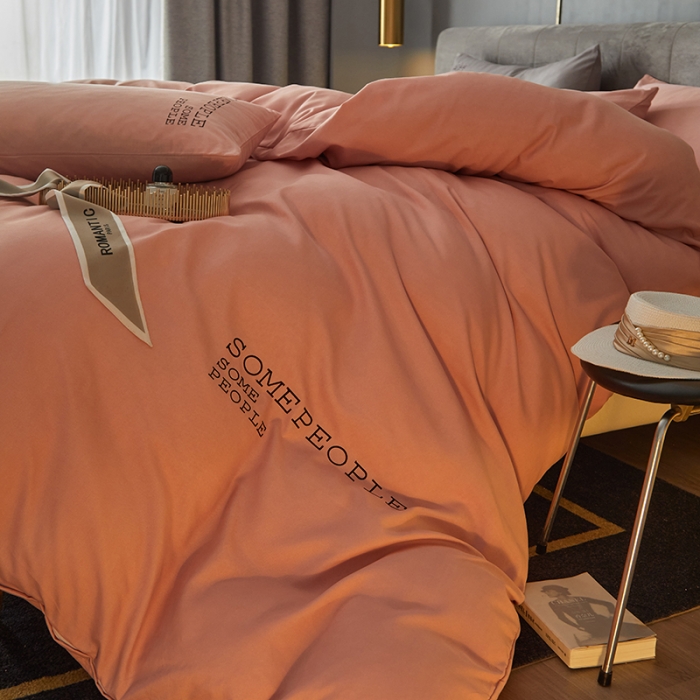 91家纺网 家纺一手货源 找家纺 （总）凡客2021秋冬新款贝利卡埃类棉刺绣磨毛四件套