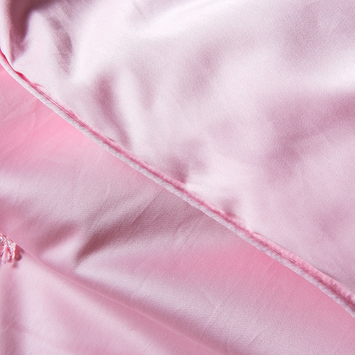 91家纺网 家纺一手货源 找家纺 香夫 2021新款100支全棉纯蚕丝被 粉色