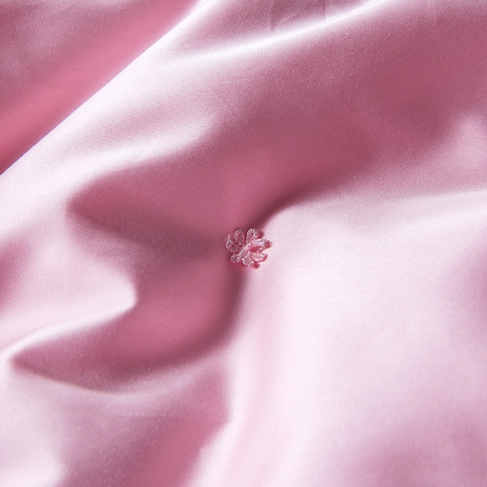 91家纺网 家纺一手货源 找家纺 香夫 2021新款100支全棉纯蚕丝被 粉色