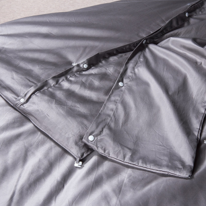 91家纺网 家纺一手货源 找家纺 香夫 2021新款100支全棉纯蚕丝被 灰色