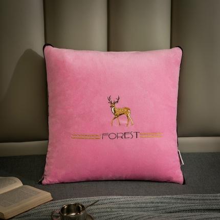 91家纺网 家纺一手货源 找家纺 （总）翰轩家居 2021新款水晶绒绣花抱枕被