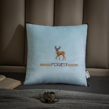 91家纺网 家纺一手货源 找家纺 （总）翰轩家居 2021新款水晶绒绣花抱枕被