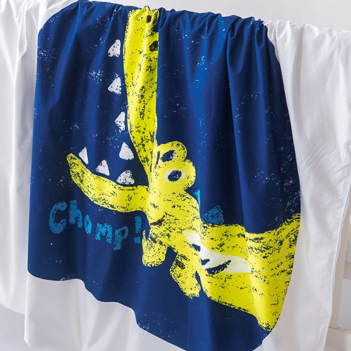 91家纺网 家纺一手货源 找家纺 香夫 新款60S加密贡缎儿童大版花可拆洗纯蚕丝被 鳄鱼先生