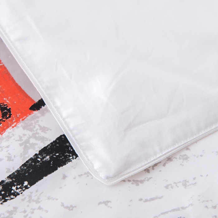 91家纺网 家纺一手货源 找家纺 香夫 新款60S加密贡缎儿童大版花可拆洗纯蚕丝被 狐狸的春天