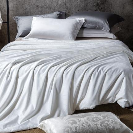 香夫 2021新款6040大提花花韵纯蚕丝被 花韵-白