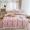 91家纺网 家纺一手货源 找家纺 眠屿 2021新款牛奶绒韩版花卉款四件套 晨汐-粉
