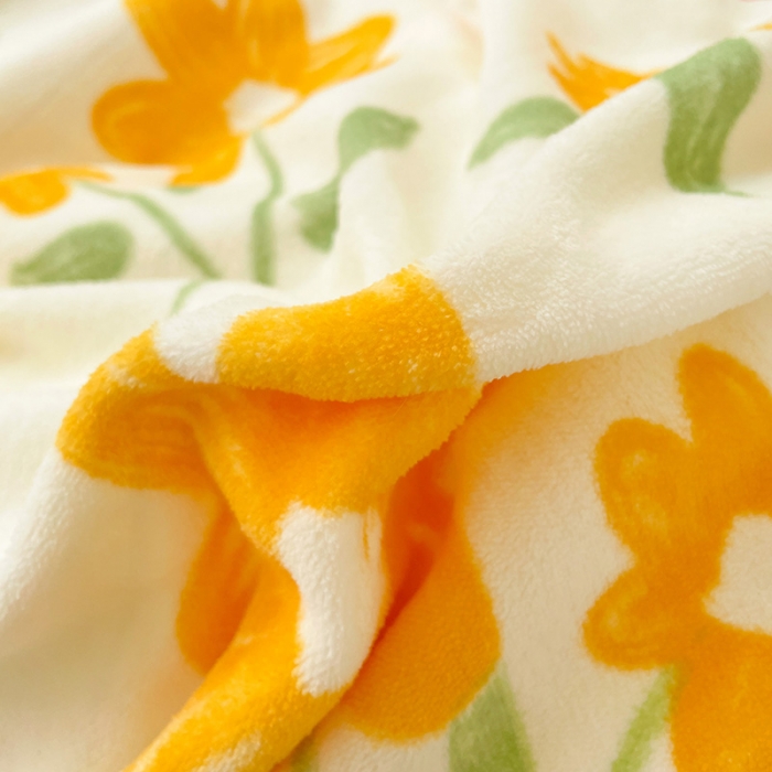 91家纺网 家纺一手货源 找家纺 慕尚2022新款田园花卉类牛奶绒四件套 夏果