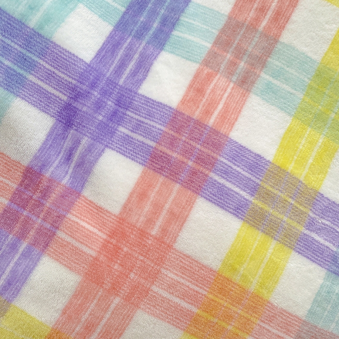 91家纺网 家纺一手货源 找家纺 慕尚2022新款撞色果冻格子复古格子牛奶绒四件套 果冻格子-黄