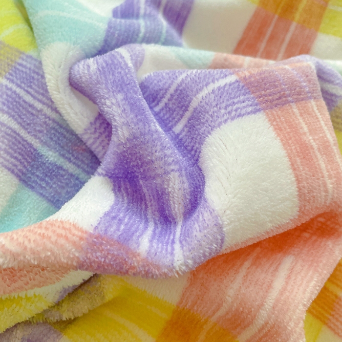 91家纺网 家纺一手货源 找家纺 慕尚2022新款撞色果冻格子复古格子牛奶绒四件套 果冻格子-黄