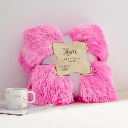 91家纺网 家纺一手货源 找家纺 （总）品尚嘉 水貂绒毛毯长毛绒法莱绒双层跨境外贸毯子-扎染系