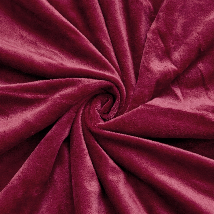 91家纺网 家纺一手货源 找家纺 品尚嘉 水貂绒毛毯长毛绒法莱绒双层跨境外贸毯子 扎染-酒红