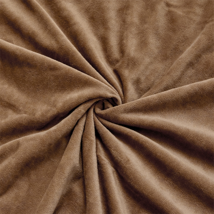 91家纺网 家纺一手货源 找家纺 品尚嘉 水貂绒毛毯长毛绒法莱绒双层跨境外贸毯子 扎染-咖啡