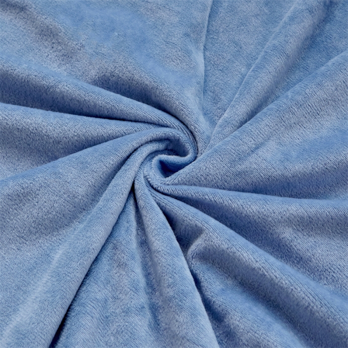 91家纺网 家纺一手货源 找家纺 品尚嘉 水貂绒毛毯长毛绒法莱绒双层跨境外贸毯子 扎染-蓝色