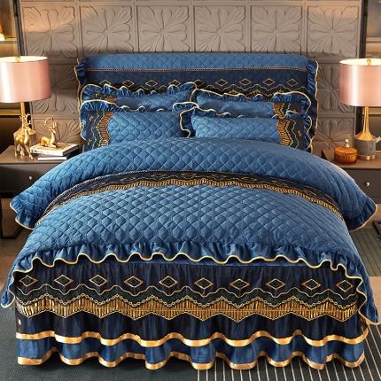 91家纺网 家纺一手货源 找家纺 （总）情恒2025新款皇朝盛世系列全夹棉四件套