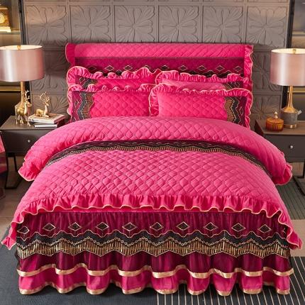 91家纺网 家纺一手货源 找家纺 （总）情恒2025新款皇朝盛世系列全夹棉四件套