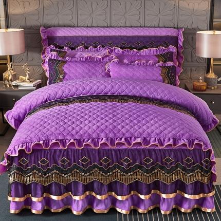 91家纺网 家纺一手货源 找家纺 （总）情恒2025新款皇朝盛世系列全夹棉四件套