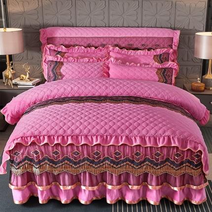 91家纺网 家纺一手货源 找家纺 （总）情恒2025新款皇朝盛世系列全夹棉被套枕套