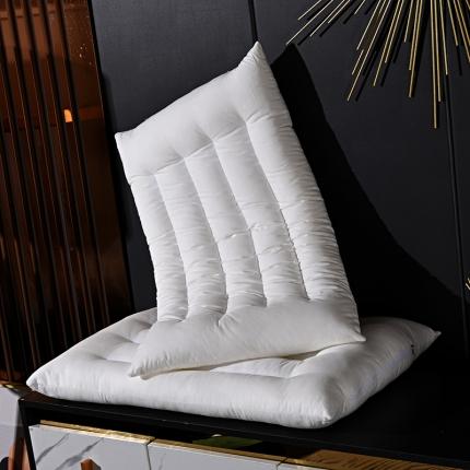 91家纺网 家纺一手货源 找家纺 （总）织布人 2021新款枕头全棉A类羽丝绒薄款低枕芯