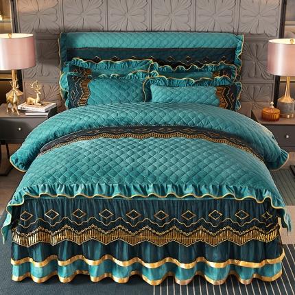 91家纺网 家纺一手货源 找家纺 （总）情恒2025新款皇朝盛世系列全夹棉被套枕套