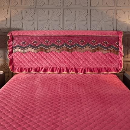 91家纺网 家纺一手货源 找家纺 （总）情恒2025新款皇朝盛世系列全夹棉单床头罩大靠背靠垫