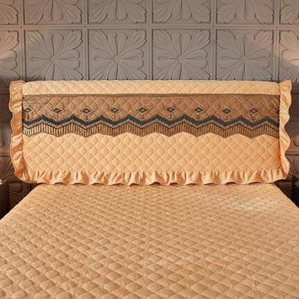 91家纺网 家纺一手货源 找家纺 （总）情恒2025新款皇朝盛世系列全夹棉单床头罩大靠背靠垫