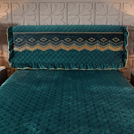 91家纺网 家纺一手货源 找家纺 （总）情恒2025新款皇朝盛世系列全夹棉单床头罩大靠背靠垫