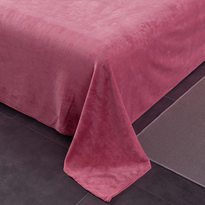 91家纺网 家纺一手货源 找家纺 简爱 2025新款高克重简单款牛奶绒刺绣四件套 羽毛-豆沙