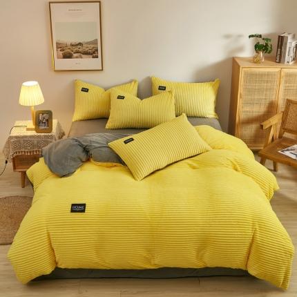 91家纺网 家纺一手货源 找家纺 （总）爱洛家纺 2021新款保暖魔法绒四件套