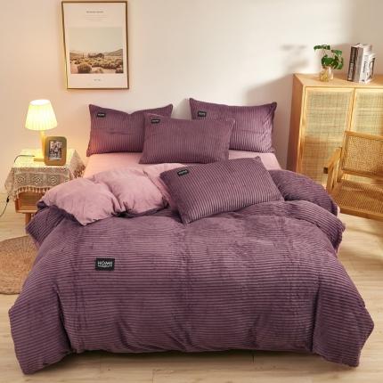 91家纺网 家纺一手货源 找家纺 （总）爱洛家纺 2021新款保暖魔法绒四件套